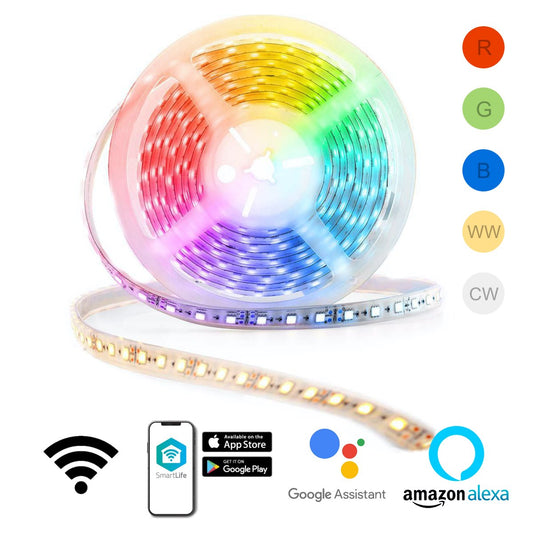 WiFi Smart LED strip (Multicolor, 5m)-0